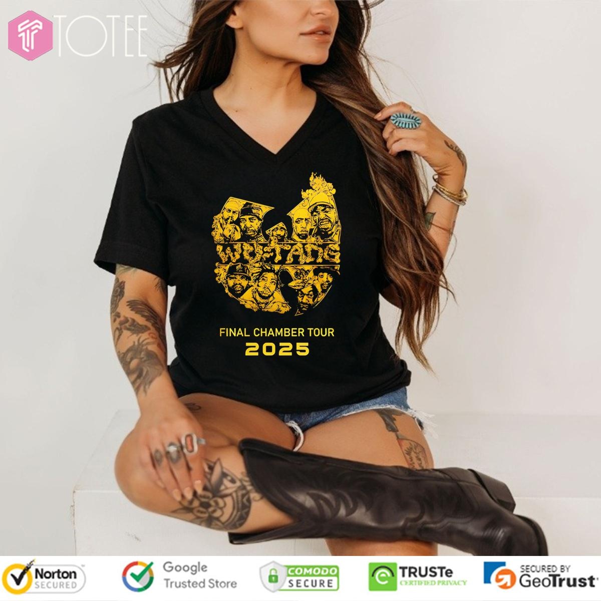 Final Chamber Tour 2025 Wu-Tang Clan Logo V-neck