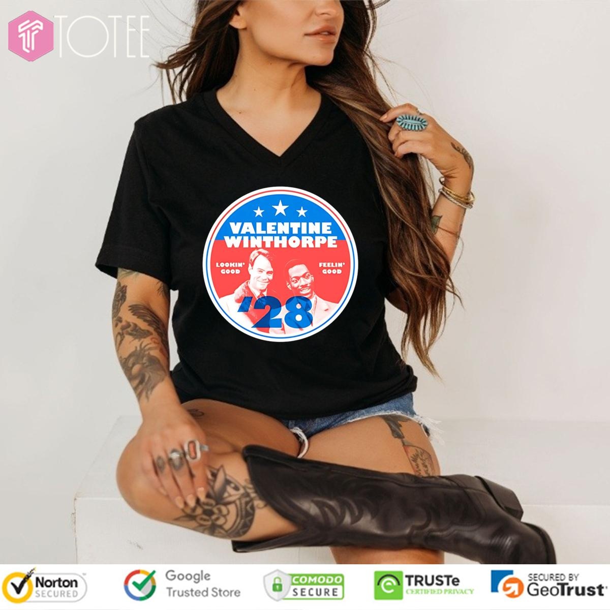 Valentine Winthorpe 2028 Lookin Good Feelin Good V-neck