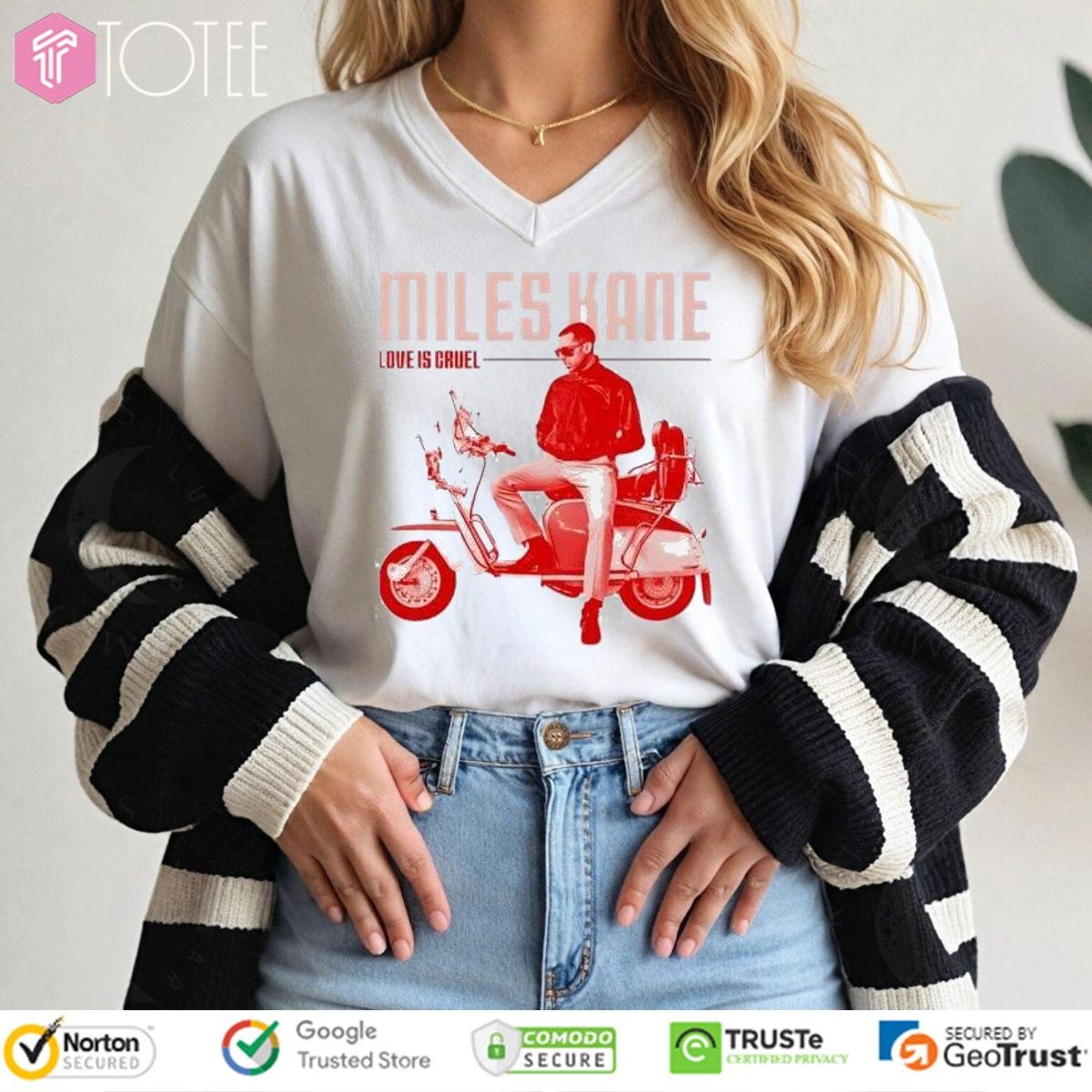 Mileskane Love Is Cruel Shirt V-neck
