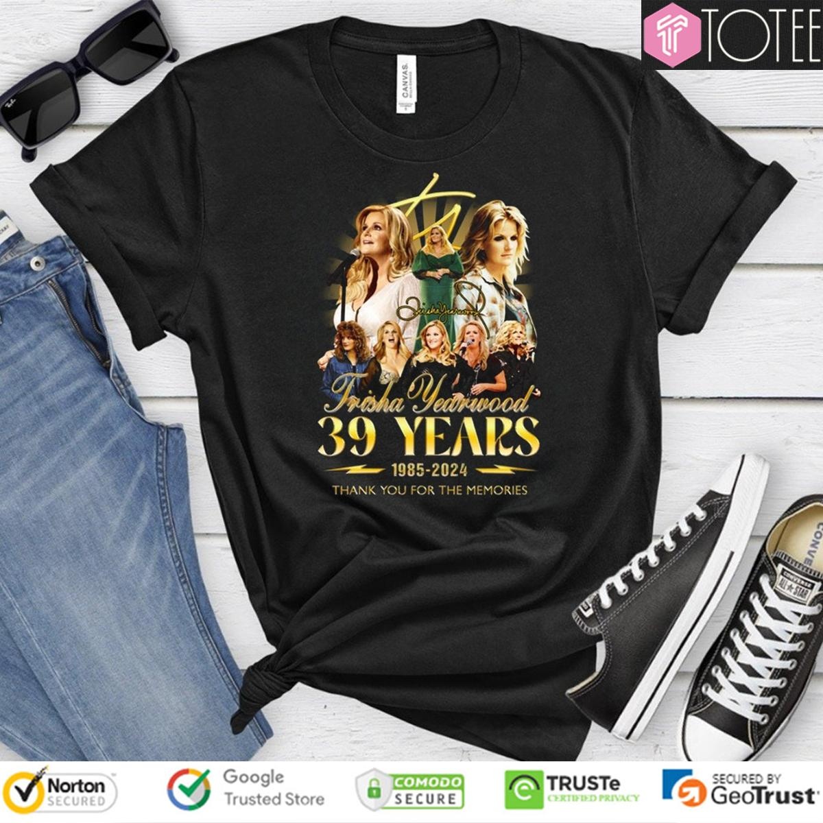 39 Years 1985-2024 Trisha Yearwood Signature T-shirt