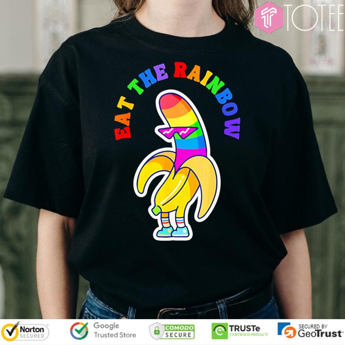 Banana Lgbt Pride Eat The Rainbow T-shirt