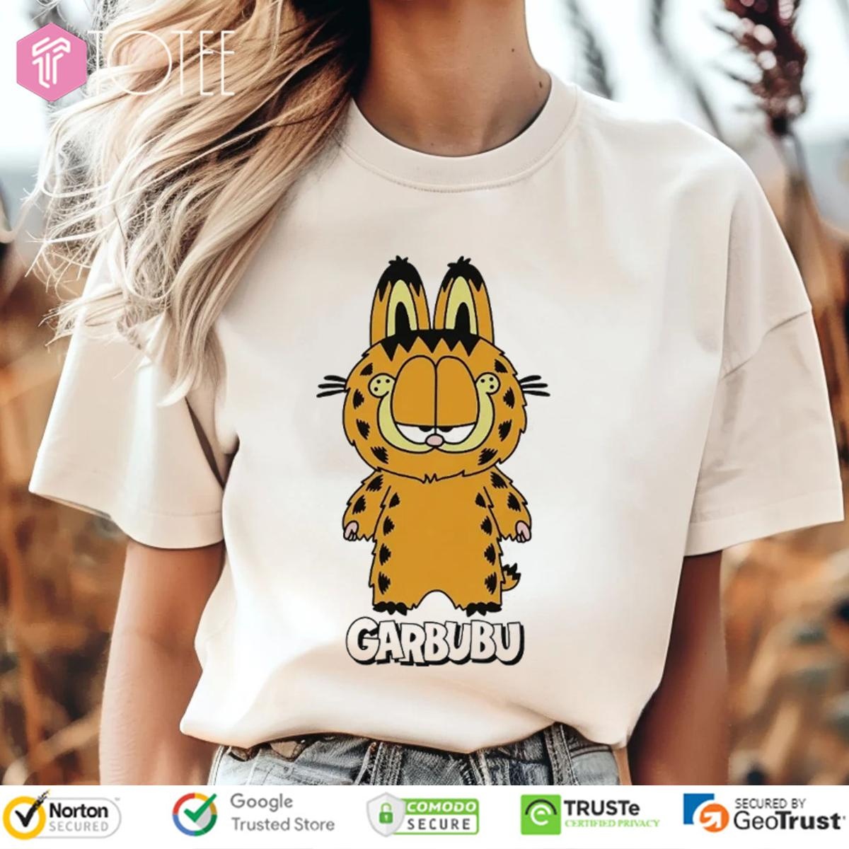 Garbubu Parody Garfield Labubu T-shirt