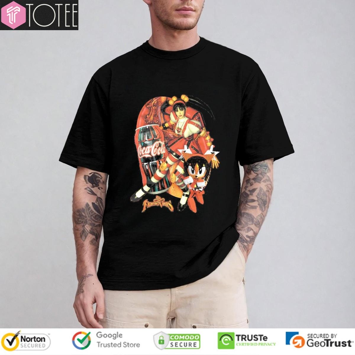 Honey Fighting Vipers Coca Cola Vintage Bootleg T-shirt