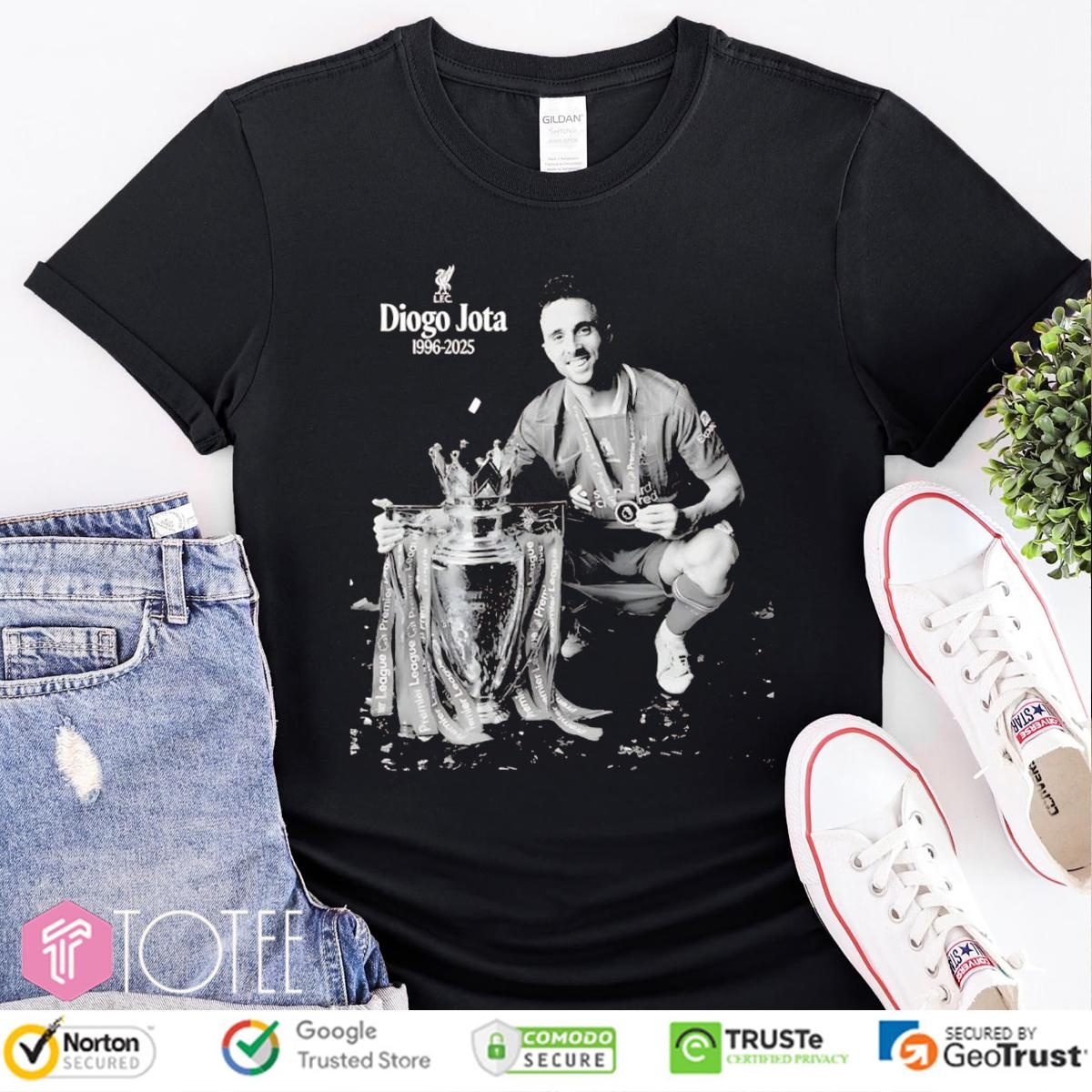 In Memory Of Diogo Jota 1996-2025 Trophy Liverpool Fc T-shirt
